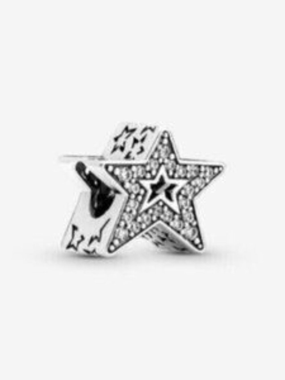 Pandora Sparkling Asymmetric Star Charm